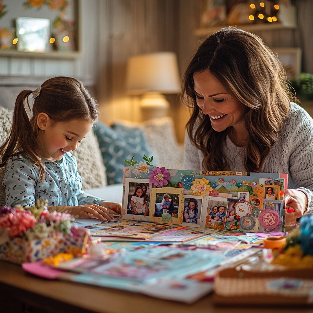 Journey Through Time: Family Scrapbook Day Paint By Diamond