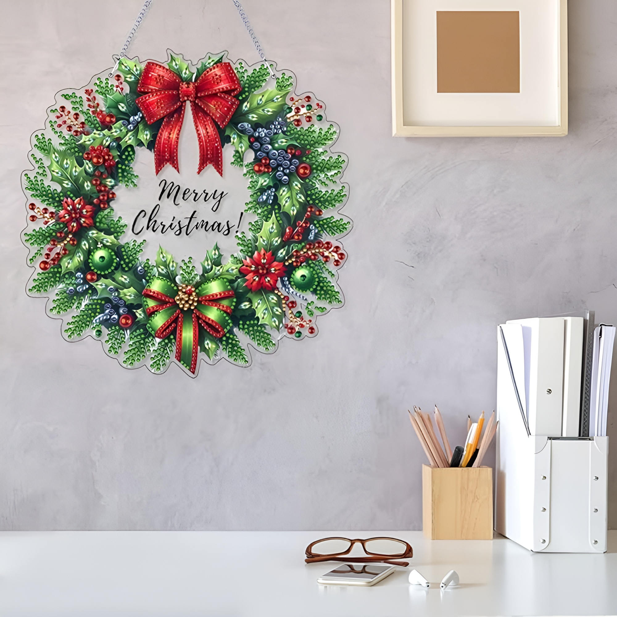 Christmas Snowman Diamond Art Kit for Adults