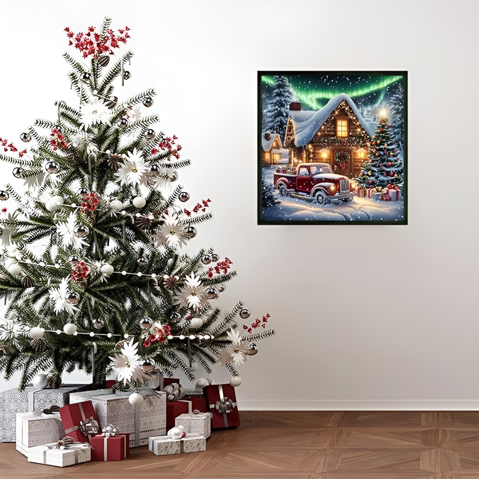 Round Full Drill 5D Christmas Diamond Painting Art Kits