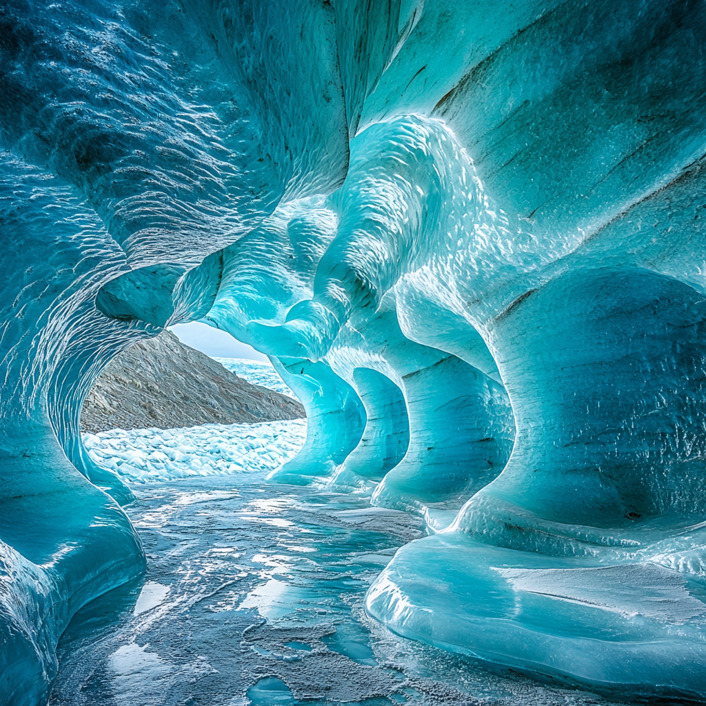 Vatnajökull Ice Cave - Iceland DIY Paint By Diamonds
