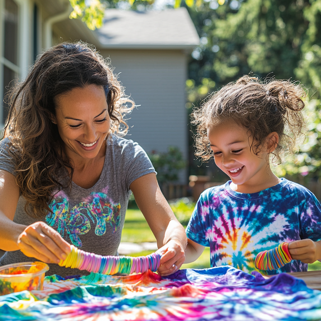 Artistic Connections: A Family Tie-Dye Day Paint By Diamonds Kits