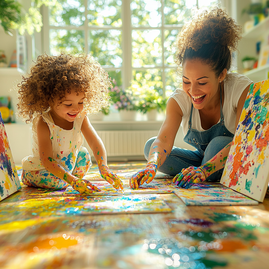 Adventures In Color: A Day Of Finger Painting Paint By Color