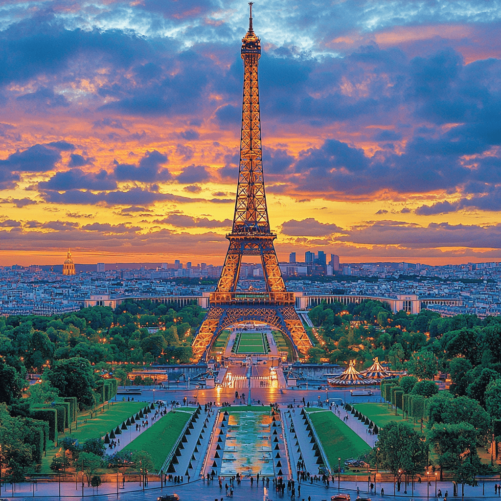 Eiffel Tower DIY Paint By Diamonds