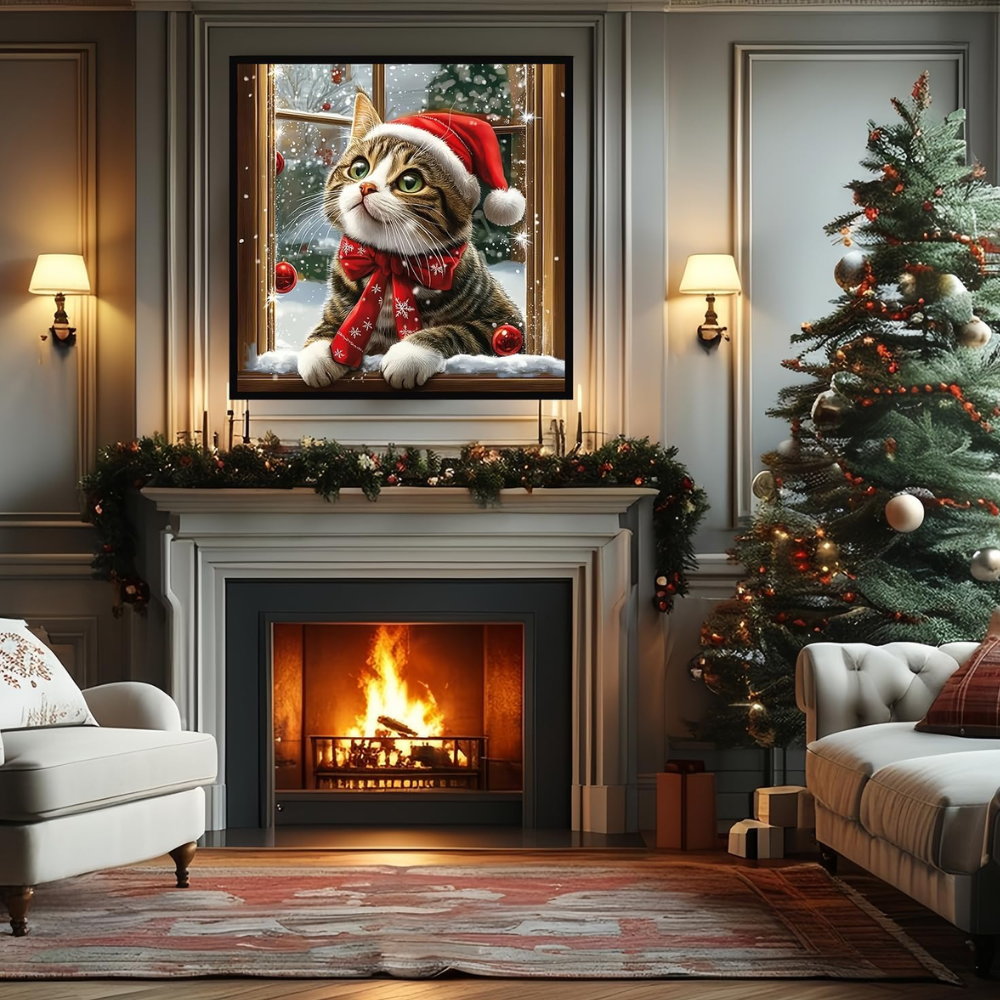 Christmas House Themed Diamond Art Painting Kit