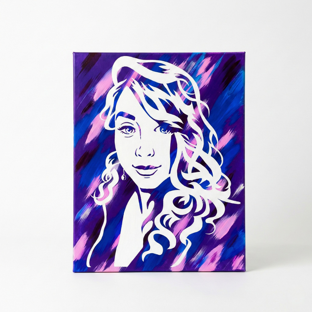 DIY Valentines Day Custom Couple Portrait