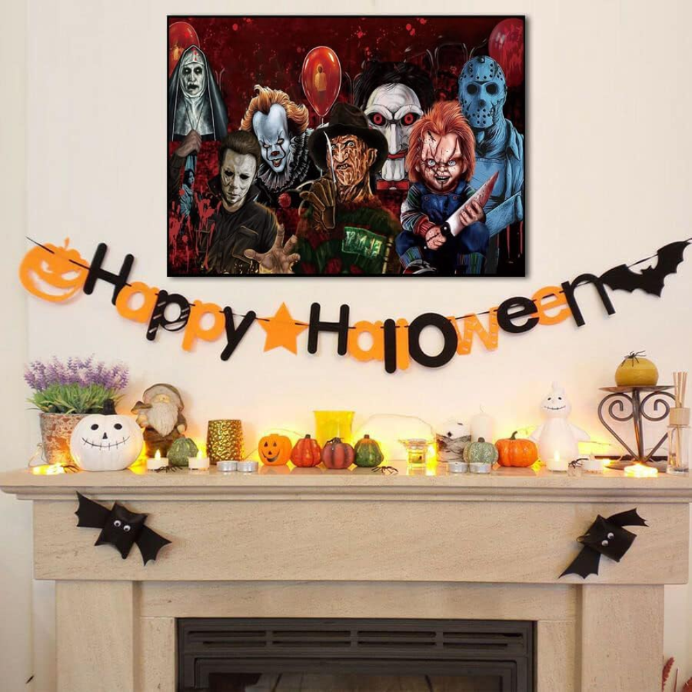 Halloween Paint by Diamond Clown Art Kit