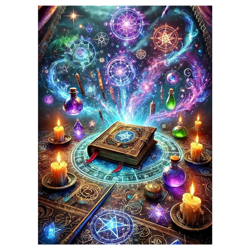 5D Book Of Wonders Paint By Diamond Kit
