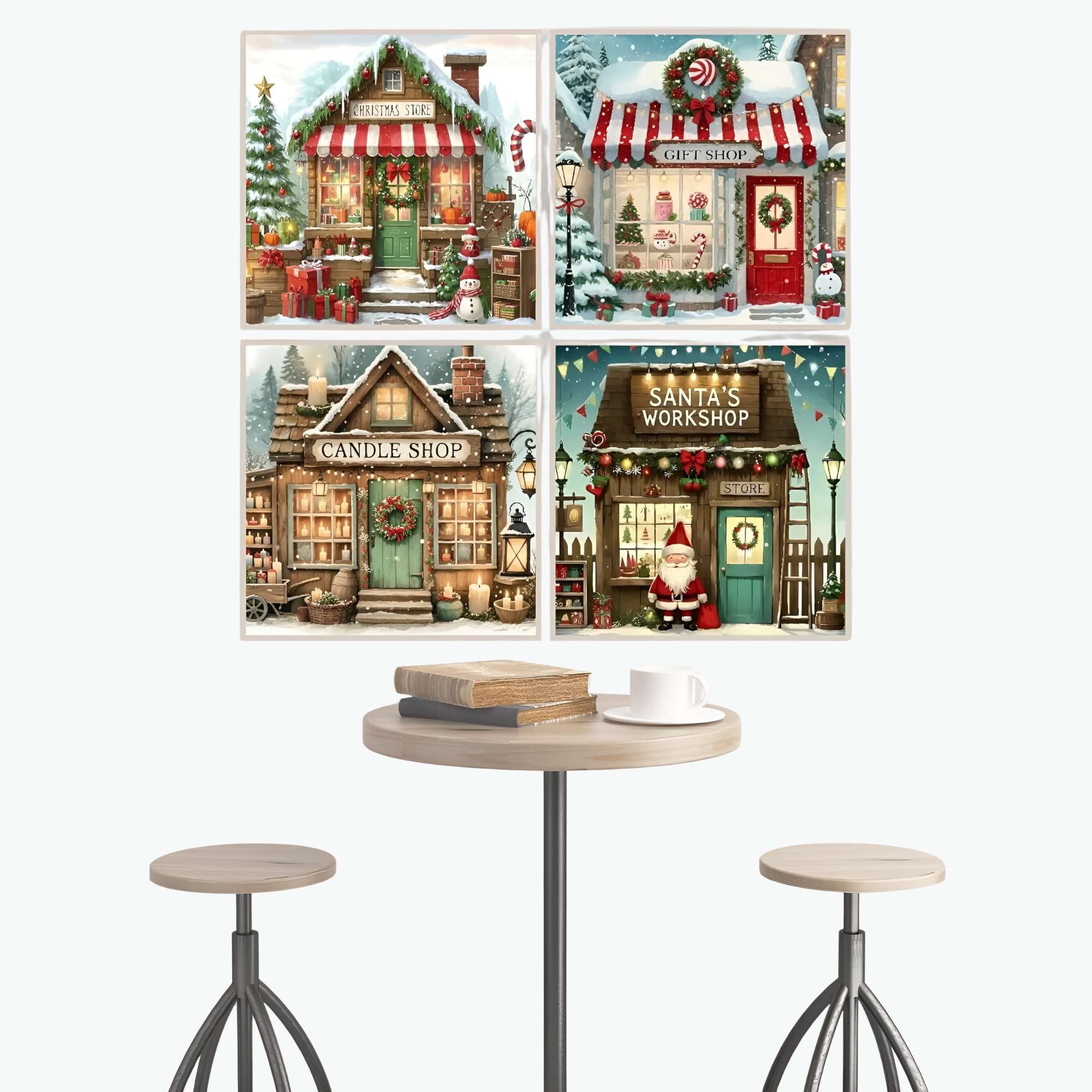 Pack of 4 Diamond Art Painting Kits