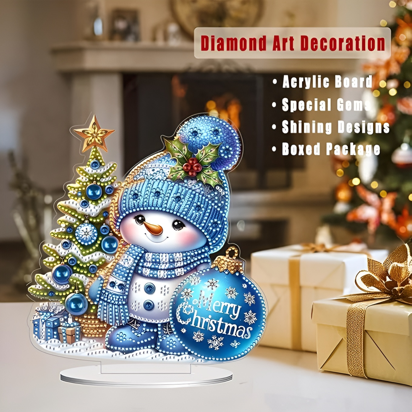 DIY 3D Christmas Diamond Art Painting Kit