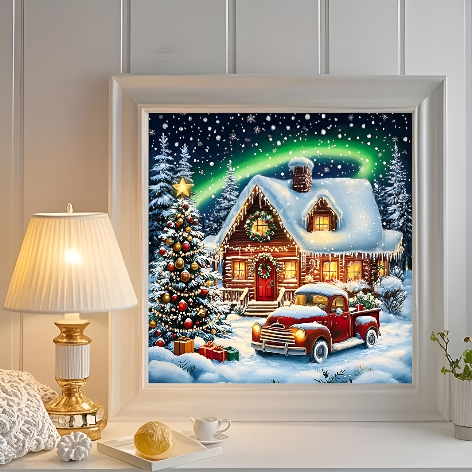 Round Full Drill 5D Christmas Diamond Painting Art Kits