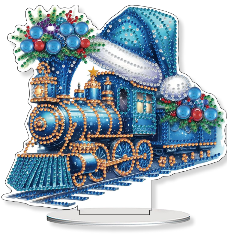 Christmas Snowman Tabletop Diamond Art Kit for Adults
