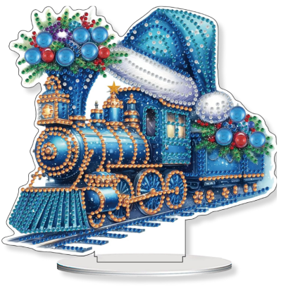 Christmas Snowman Tabletop Diamond Art Kit for Adults