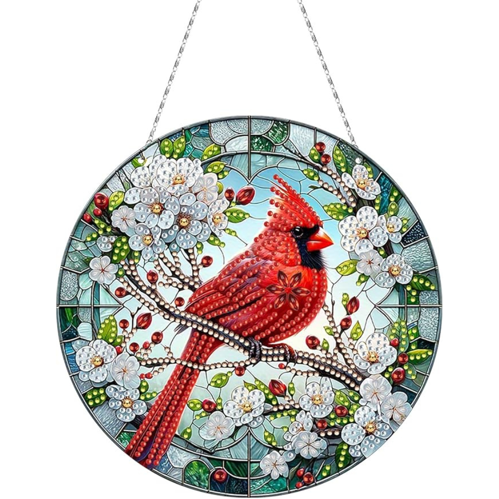 Round Hanging Diamond Art Painting Design