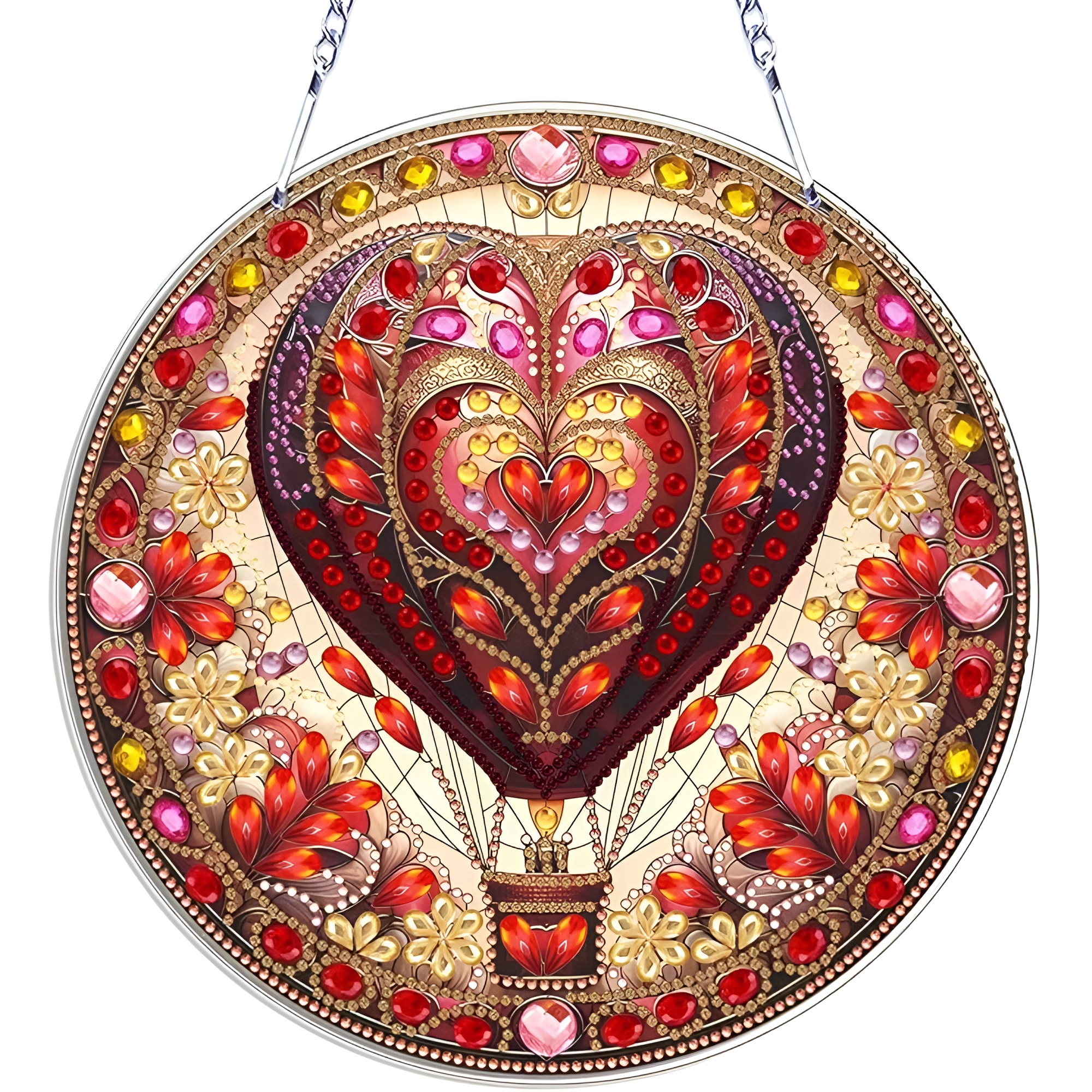 DIY Christmas Ornament Diamond Art Kit with Double Sided Design