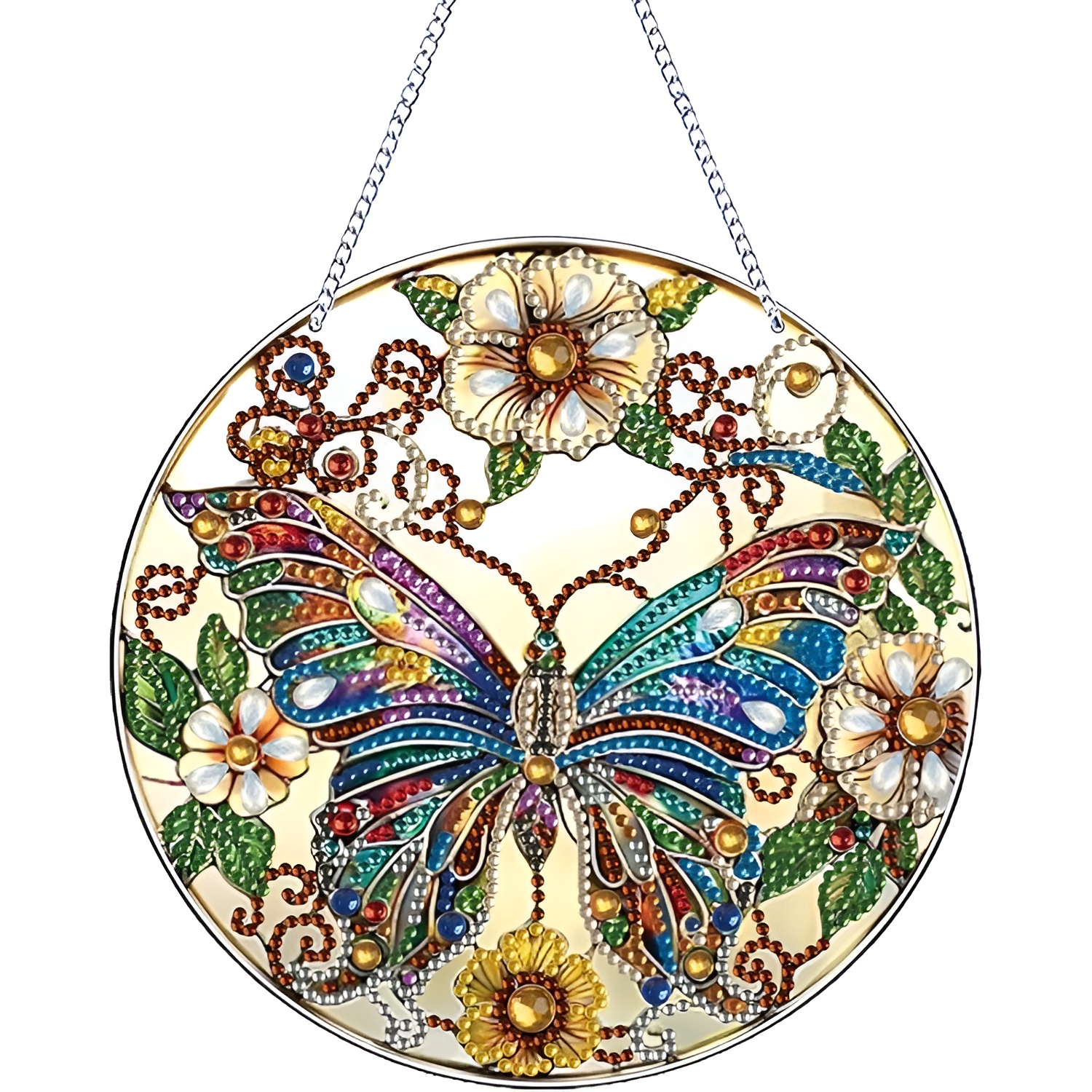 5D Crystal Diamond Painting Kit for Christmas Wall and Window Display