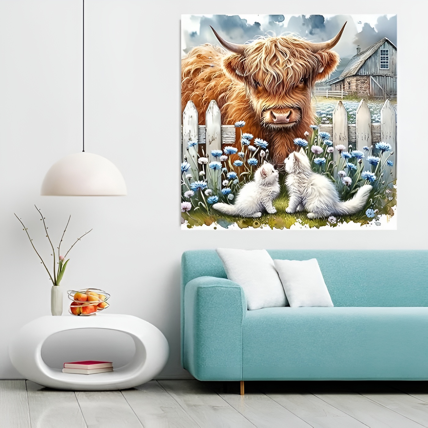 DIY 5D Round Full Drill Diamond Gem Art Painting Kits