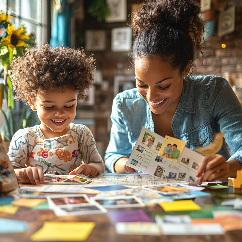 Heartfelt Reminiscence: Crafting A Family Timeline Paint By Diamond