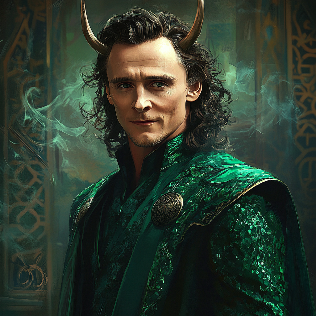 Tom Hiddleston: Whisperer Of Loki Mischief DIY paint by diamonds