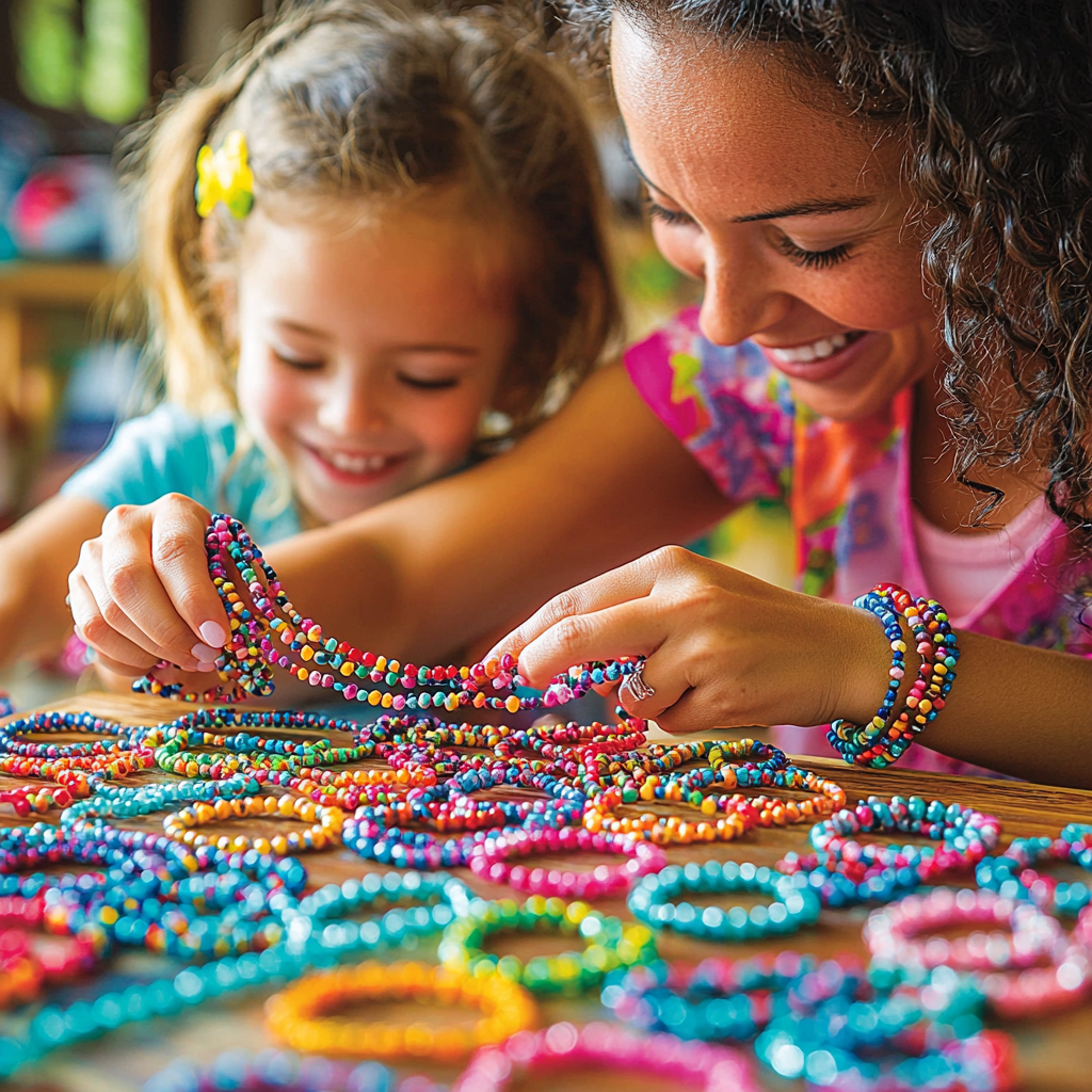 Crafted Joy: Creating Personalized Friendship Bracelets Painting By Diamonds Kit