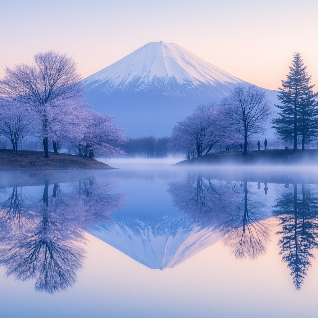 Mount Fuji Panorama painting diamond kit