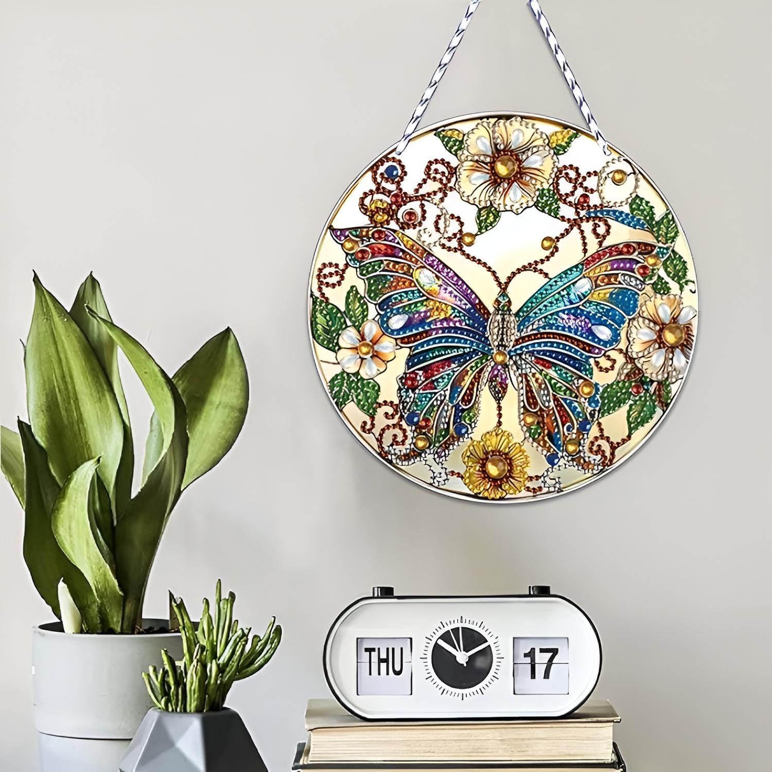 5D Crystal Diamond Painting Kit for Christmas Wall and Window Display