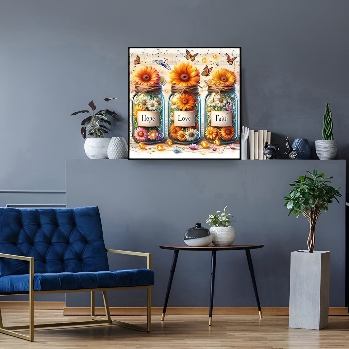 DIY Round Full Drill 5D Diamond Painting Art Kits for Adults