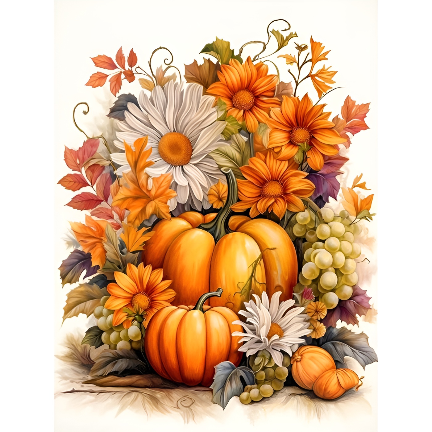 DIY 5D Round Full Drill Diamond Gem Art Painting Kits