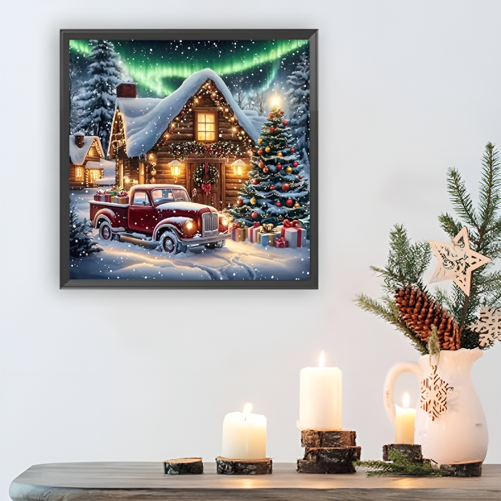 Round Full Drill 5D Christmas Diamond Painting Art Kits