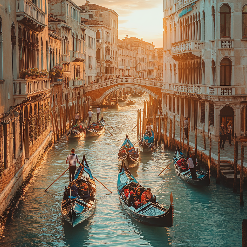Grand Canal Panorama Venice DIY paint by diamonds