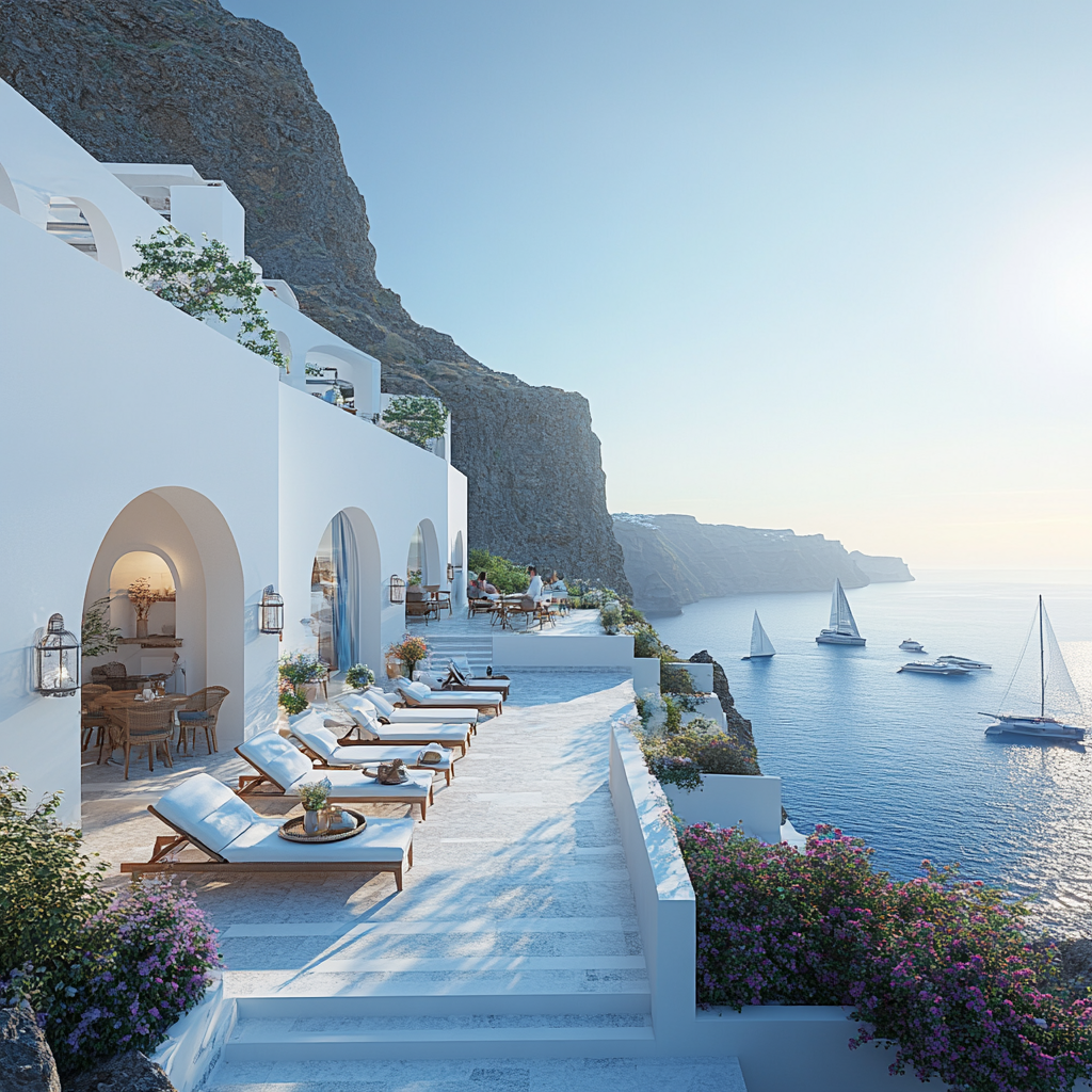 Caldera Viewpoint Santorini DIY paint by diamonds