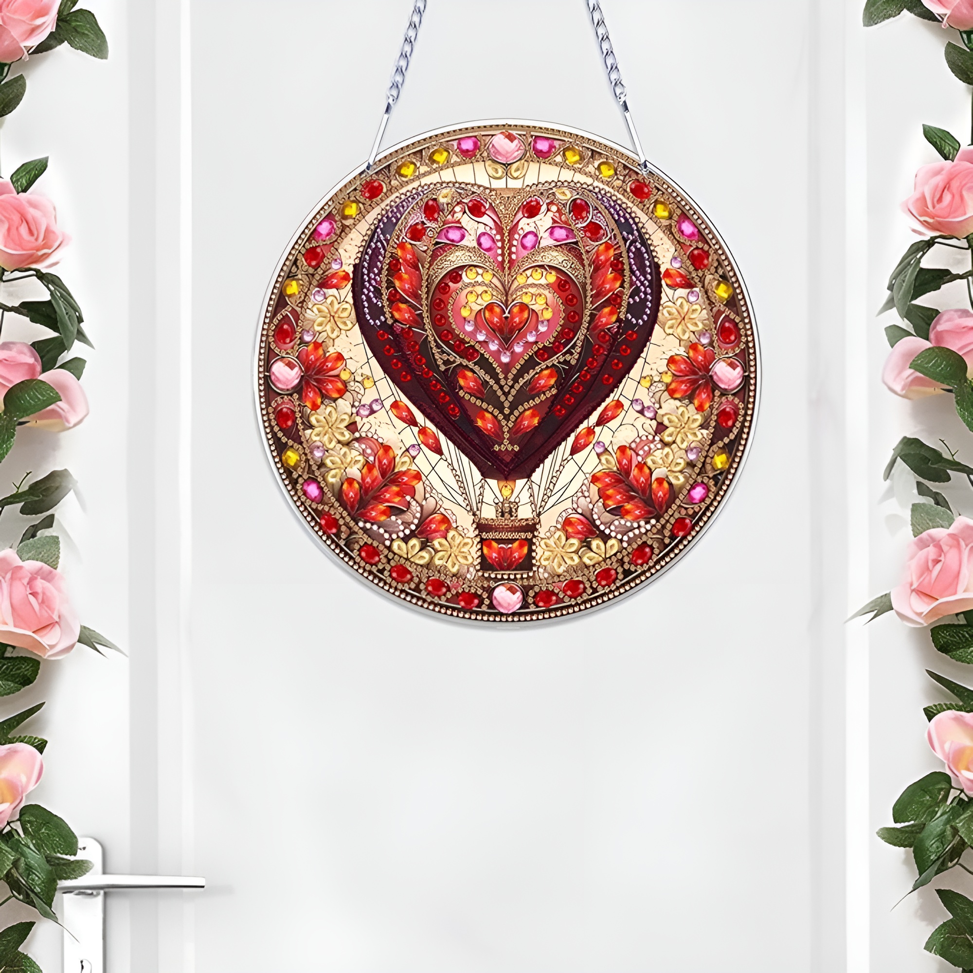 DIY Christmas Ornament Diamond Art Kit with Double Sided Design