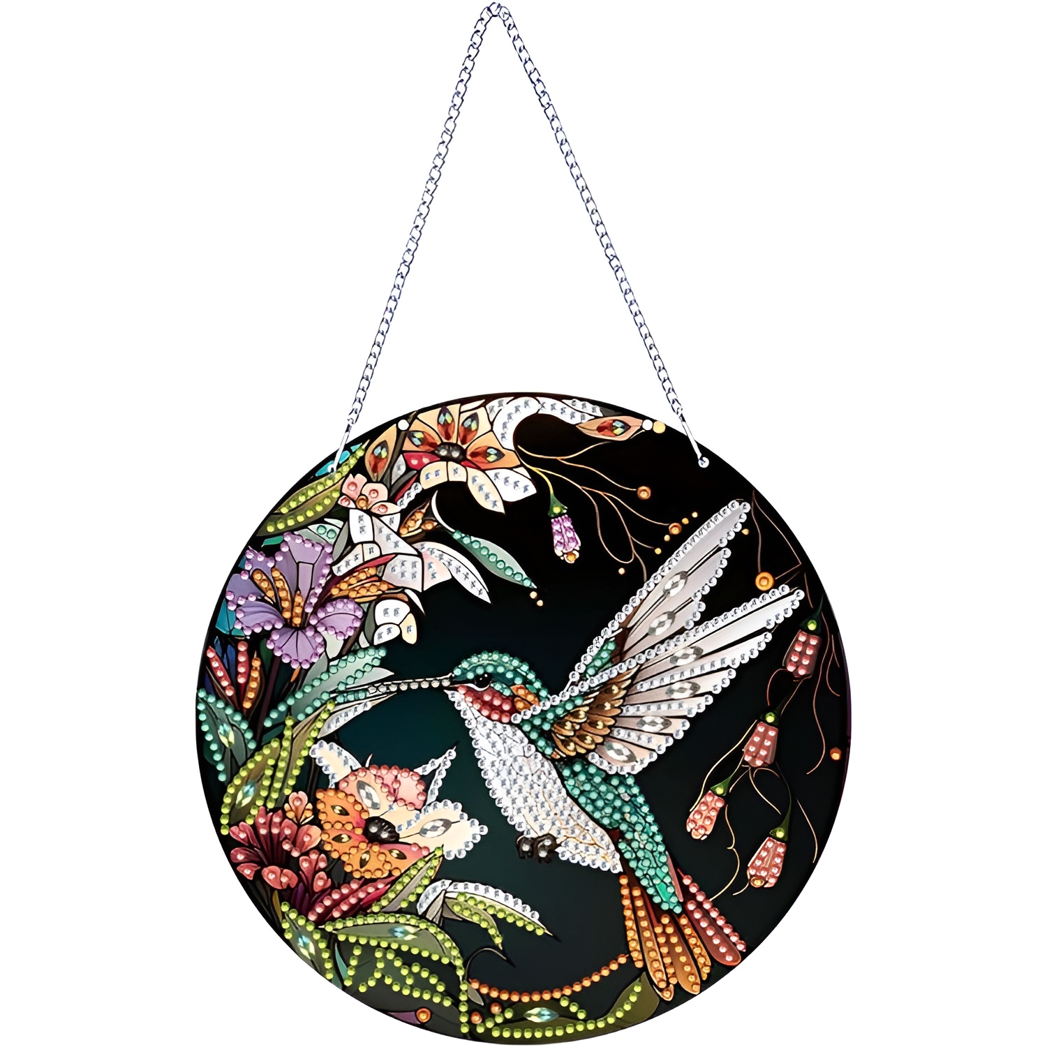 5D Crystal Diamond Painting Kit for Christmas Wall and Window Display