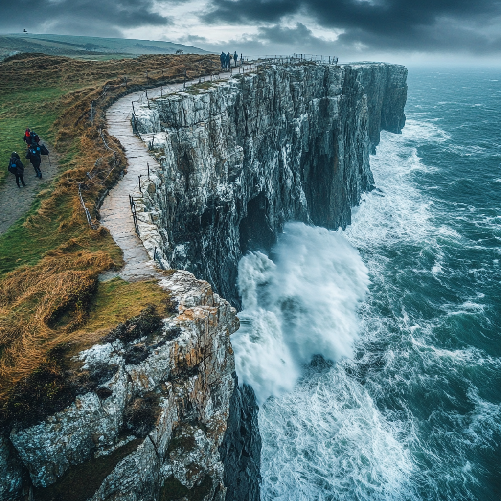 Cliffs Of Moher Overlook painting diamond kit