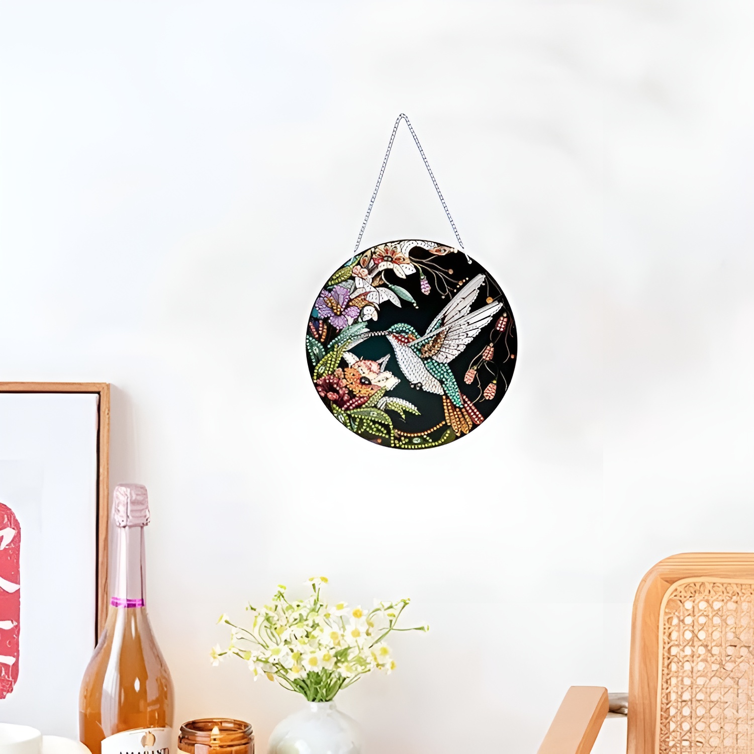 5D Crystal Diamond Painting Kit for Christmas Wall and Window Display