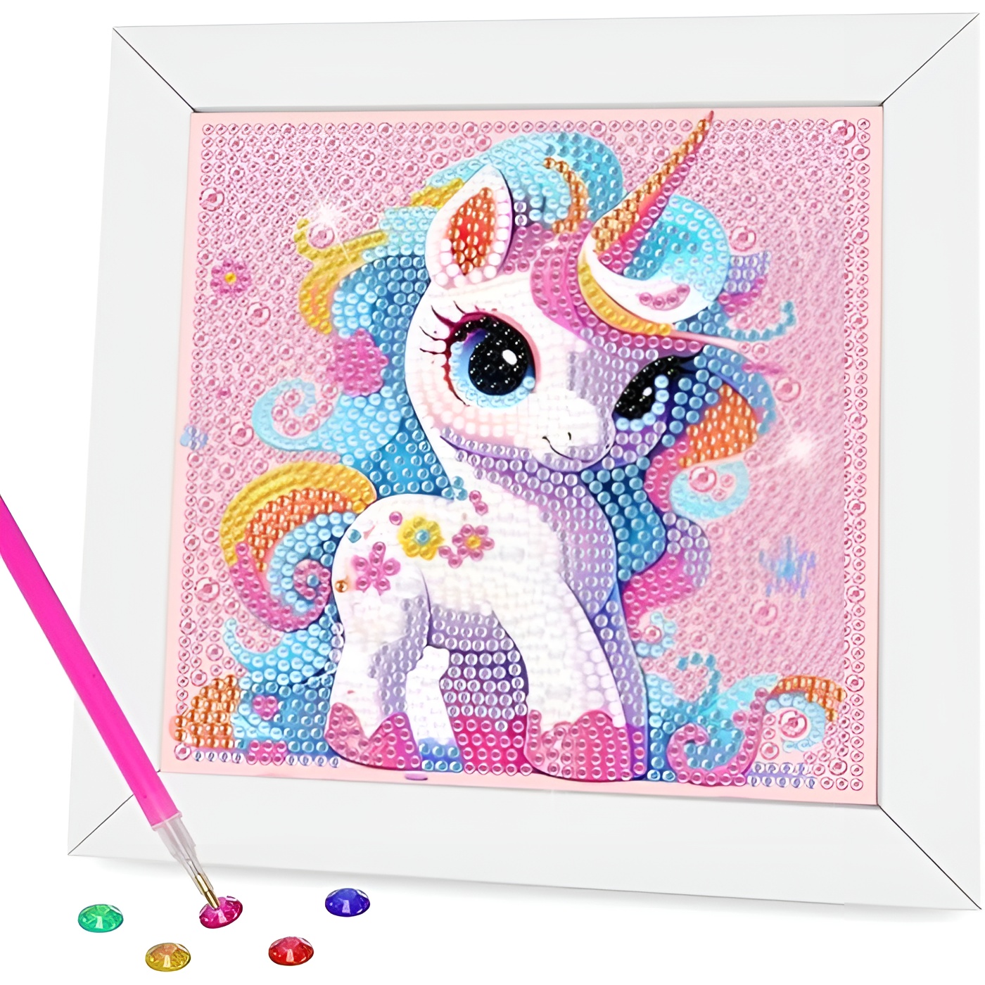 DIY 5D Christmas Diamond Art Kit with Round Drill for Holiday Decor