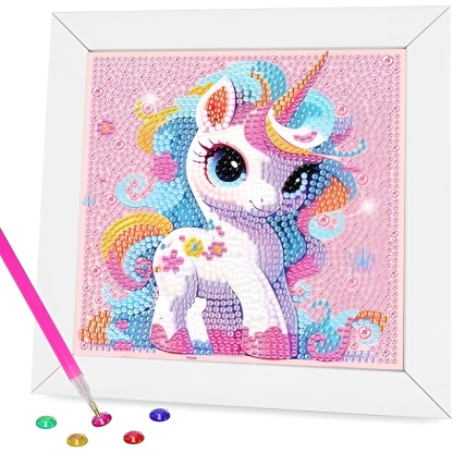 DIY 5D Christmas Diamond Art Kit with Round Drill for Holiday Decor