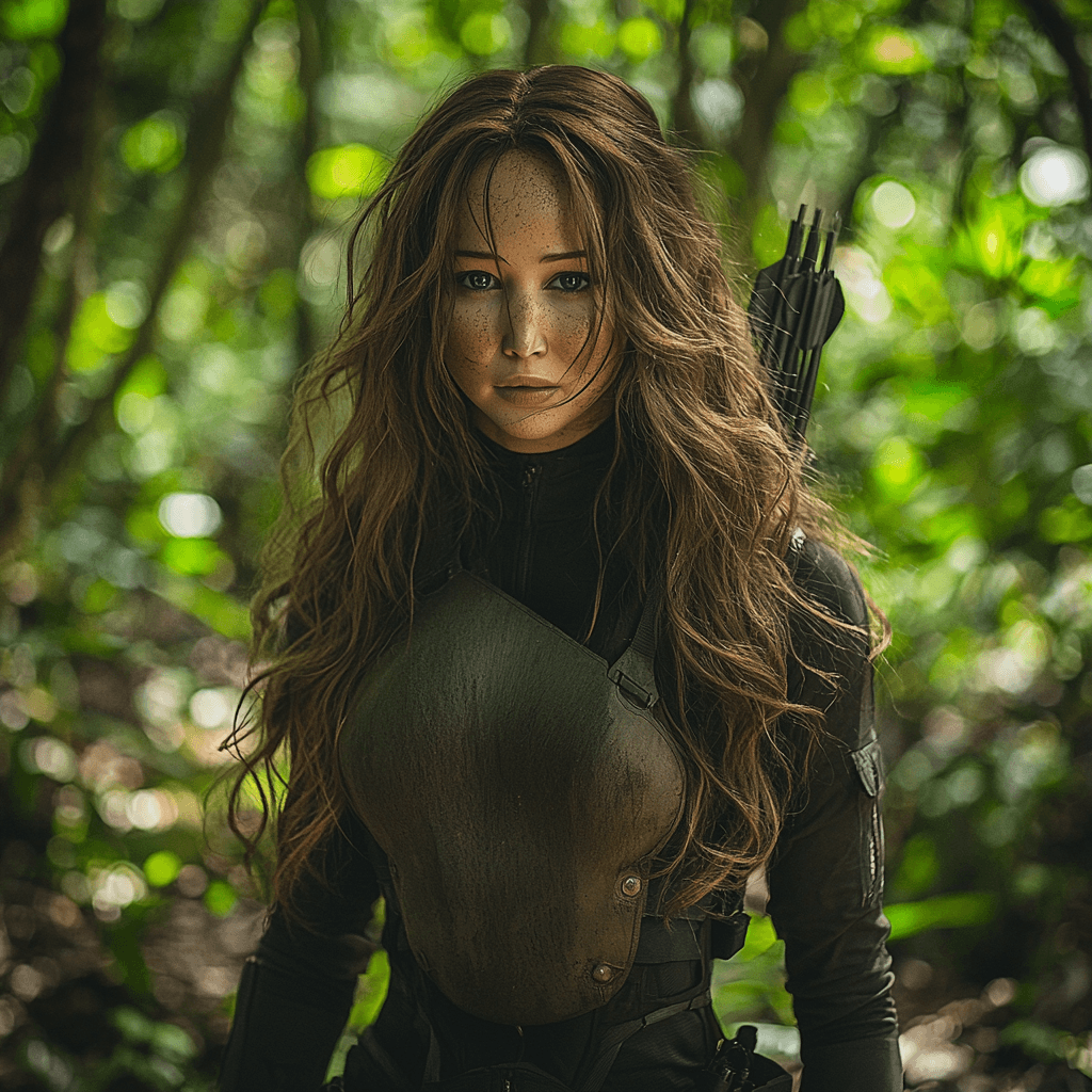 Jennifer Lawrence: The Fire Within As Katniss Everdeen Diamond Painting