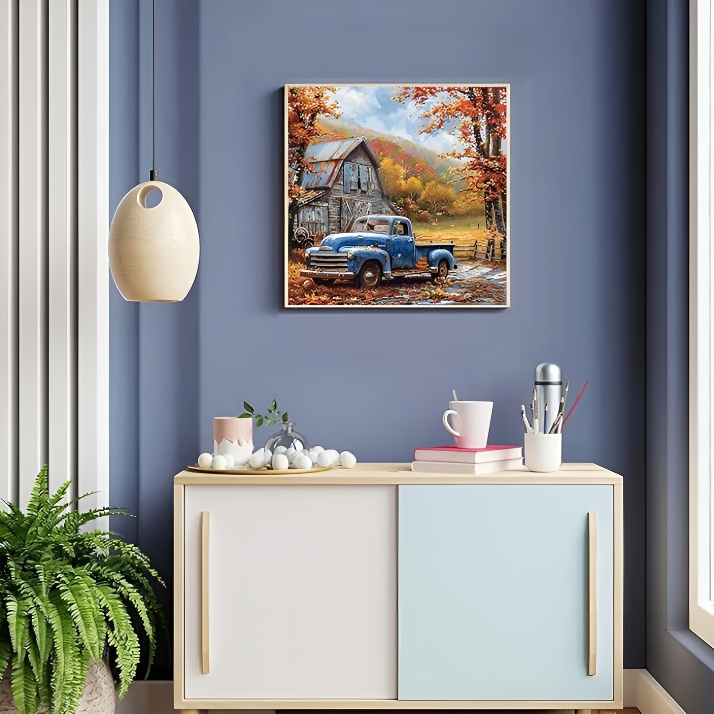 DIY 5D Round Full Drill Diamond Gem Art Painting Kits