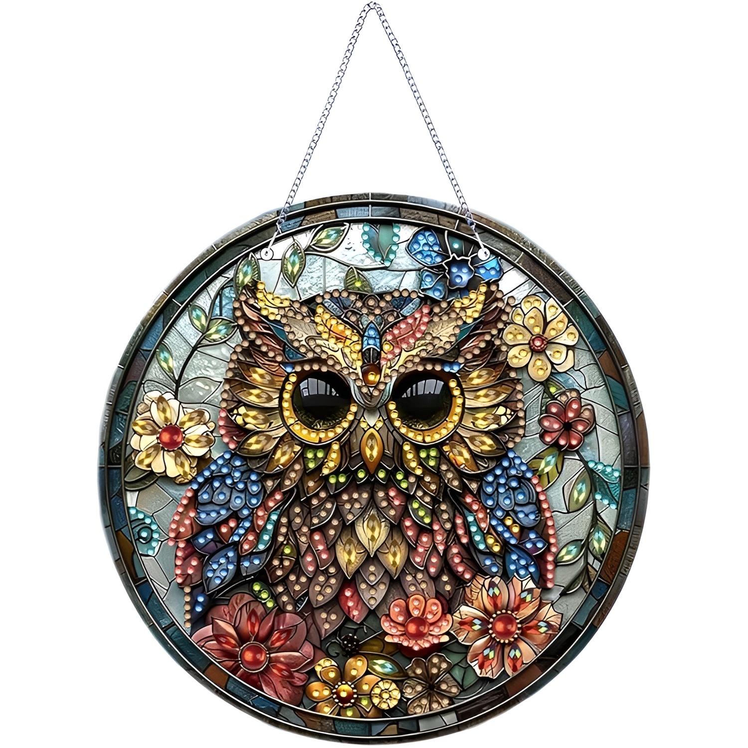 5D Crystal Diamond Painting Kit for Christmas Wall and Window Display