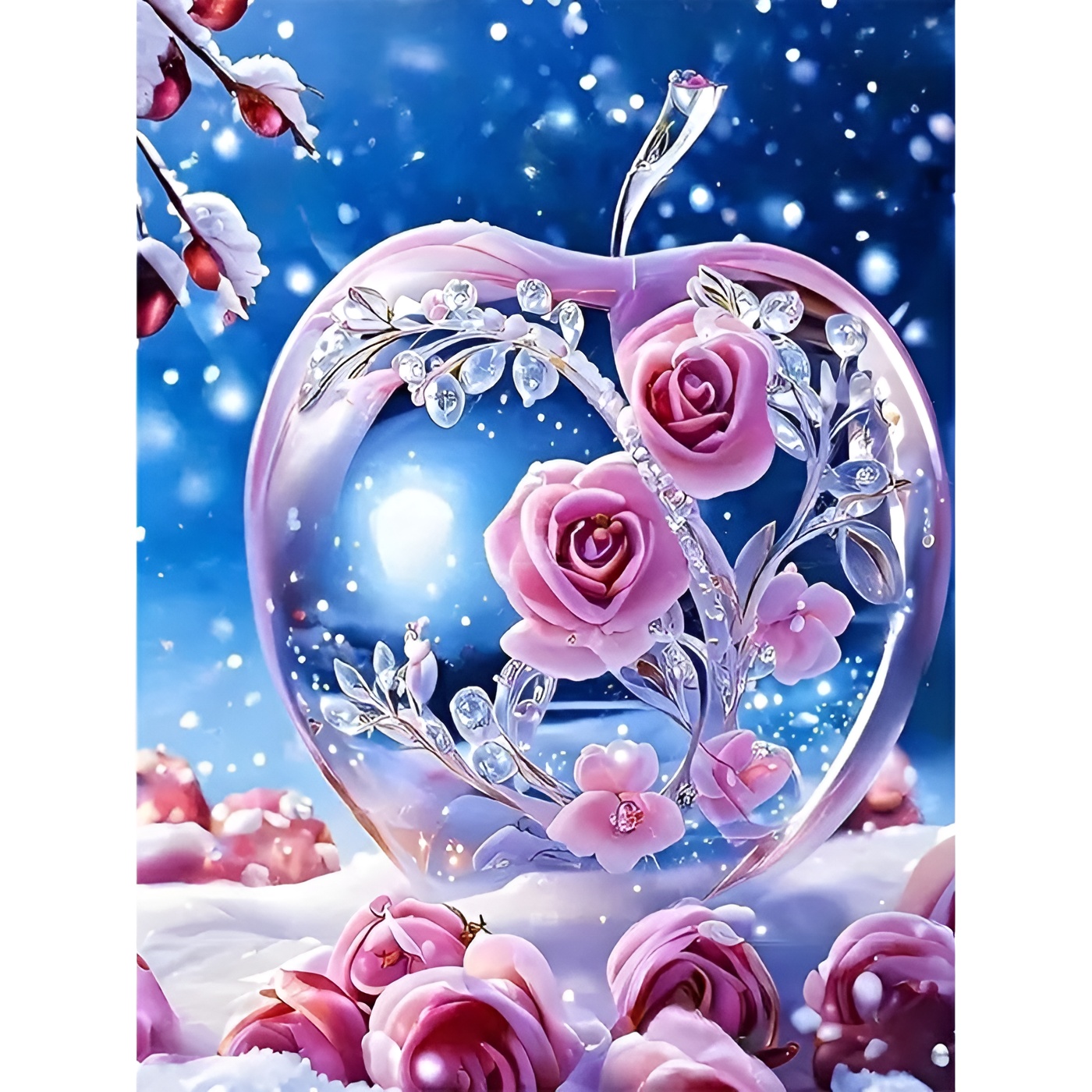 DIY Round Full Drill 5D Diamond Painting Art Kits for Adults