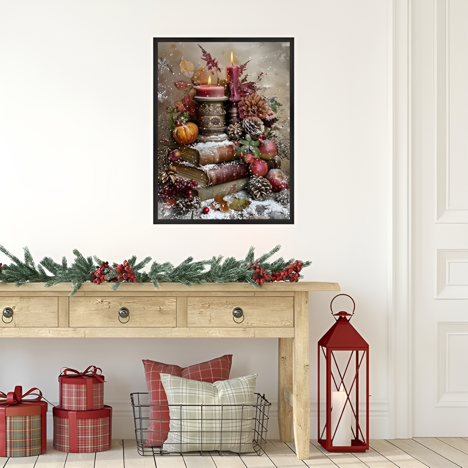 Round Full Drill 5D Christmas Diamond Painting Art Kits