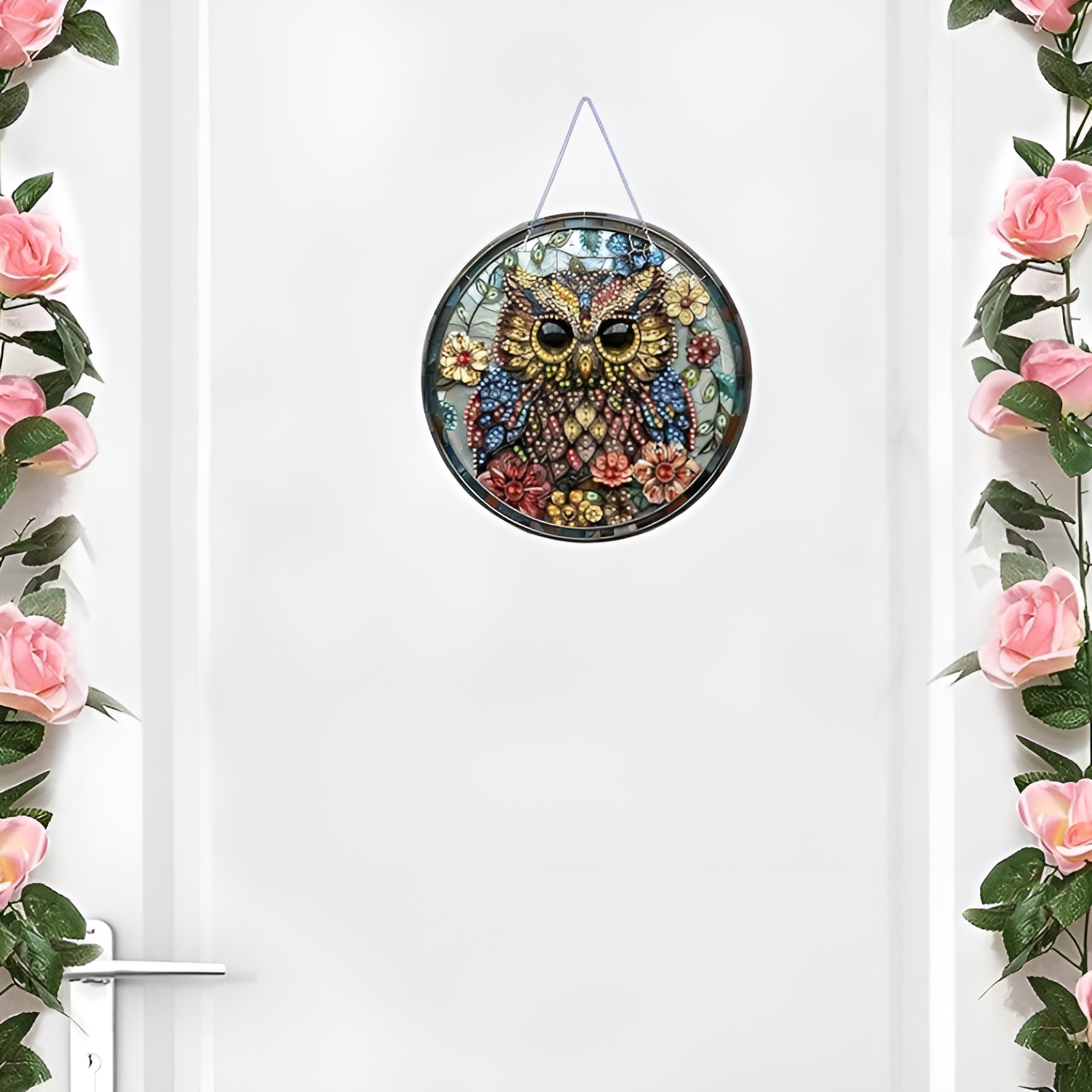 5D Crystal Diamond Painting Kit for Christmas Wall and Window Display