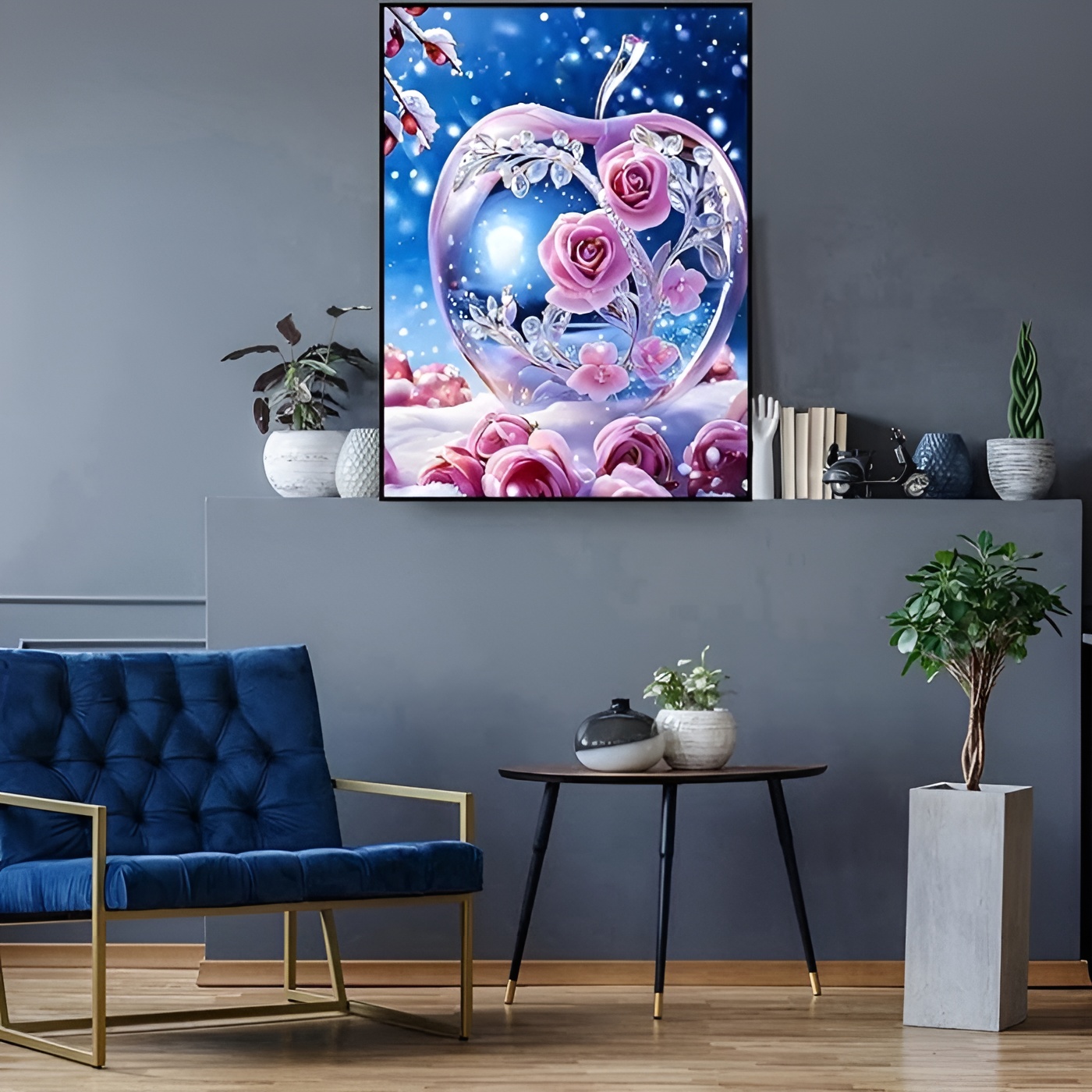 DIY Round Full Drill 5D Diamond Painting Art Kits for Adults