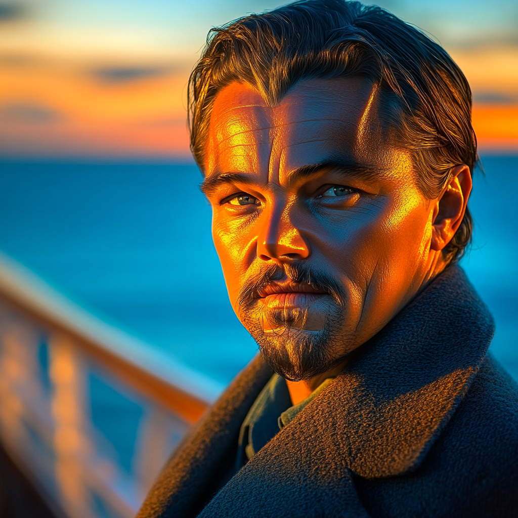 Leonardo DiCaprio: Navigating The Iceberg Of Ambition paint by color