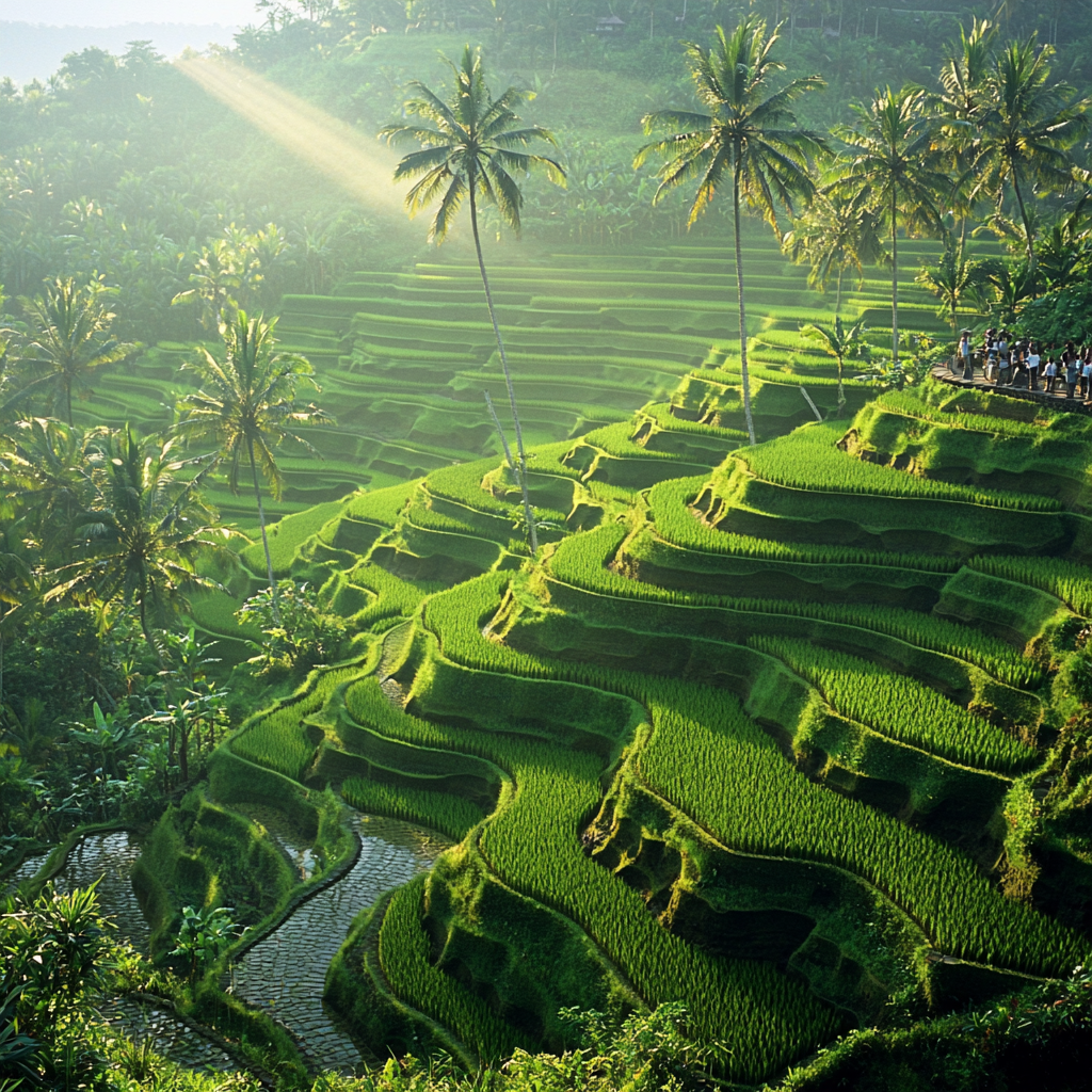 Bali Rice Terraces Paint By Diamond