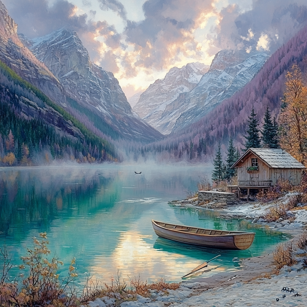 Lake Louise At Banff diamond painting