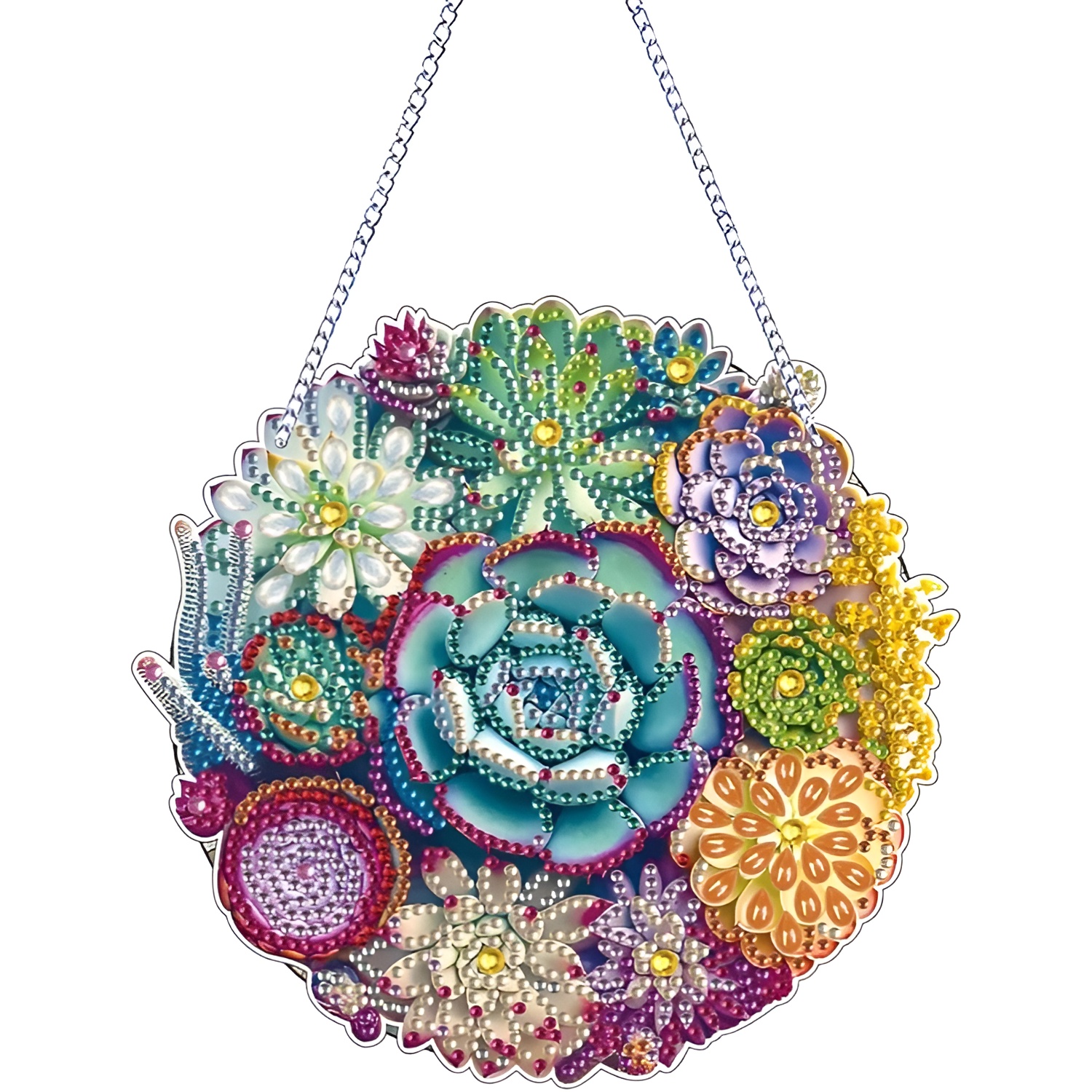 5D Crystal Diamond Painting Kit for Christmas Wall and Window Display