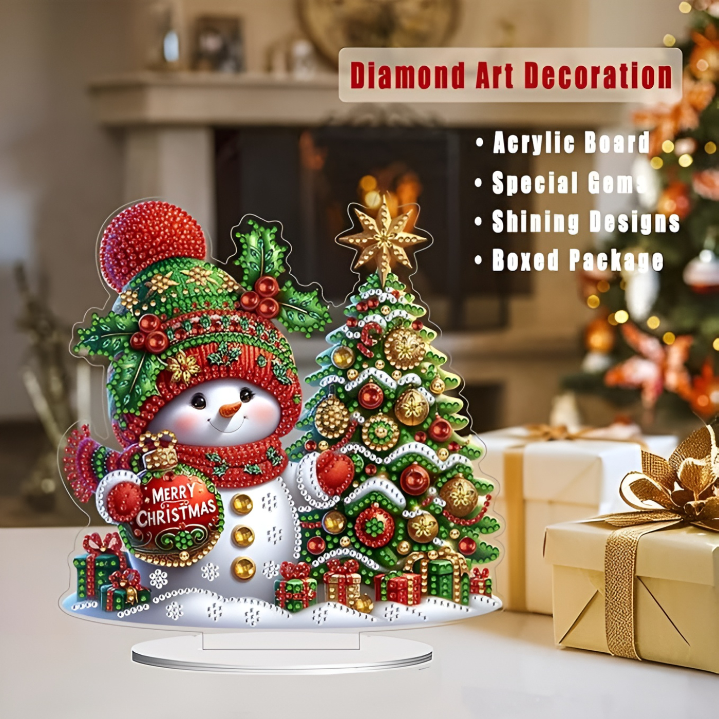DIY 3D Christmas Diamond Art Painting Kit