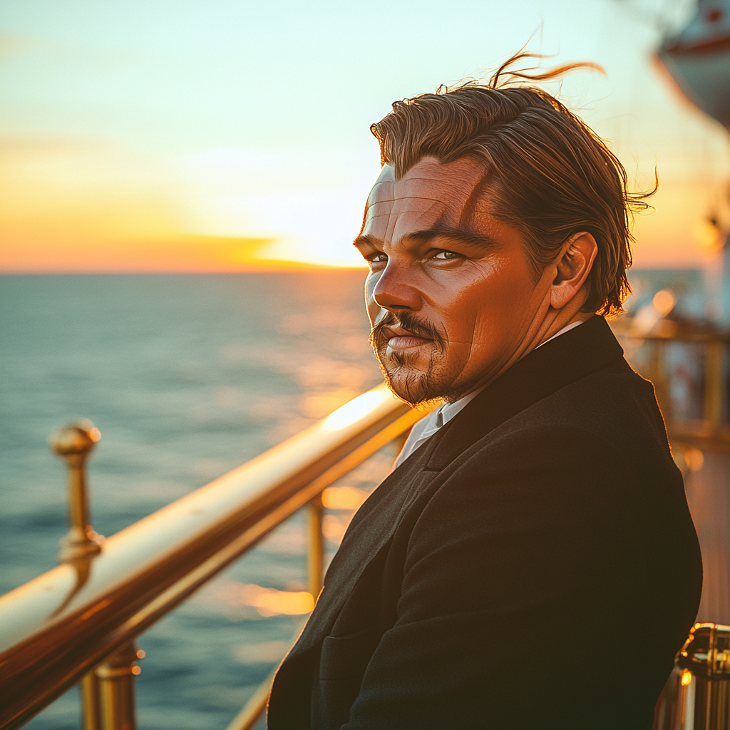 Leonardo DiCaprio: Sailing Beyond Titanic Dreams DIY paint by diamonds