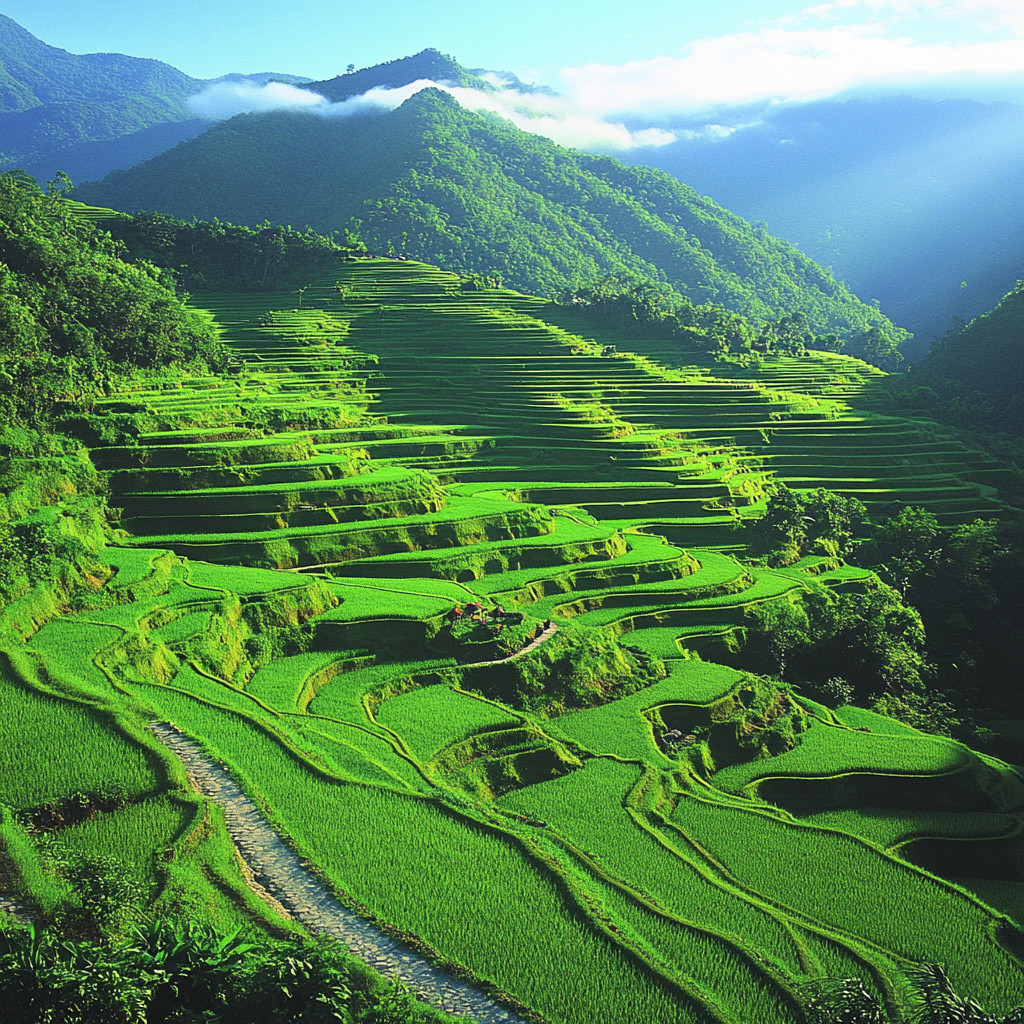 Banaue Rice Terraces diamond painting